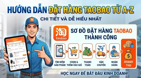 HƯỚNG DẪN ĐẶT HÀNG TAOBAO